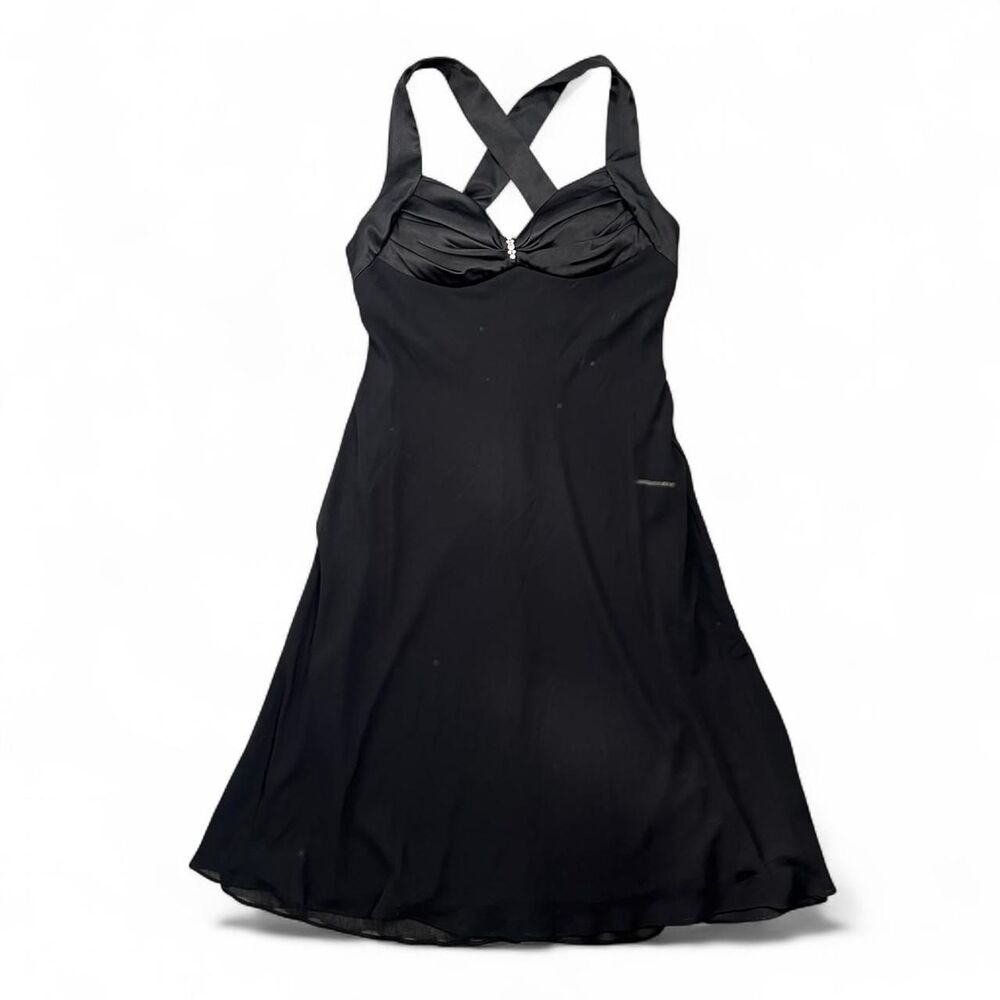 Y2K Whimsygoth Grunge Glam Strappy Open Back Midi Dress A2